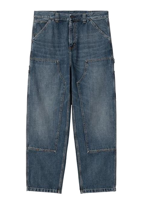 pantaloni og double knee pant uomo blu CARHARTT WIP | I03579701.4L